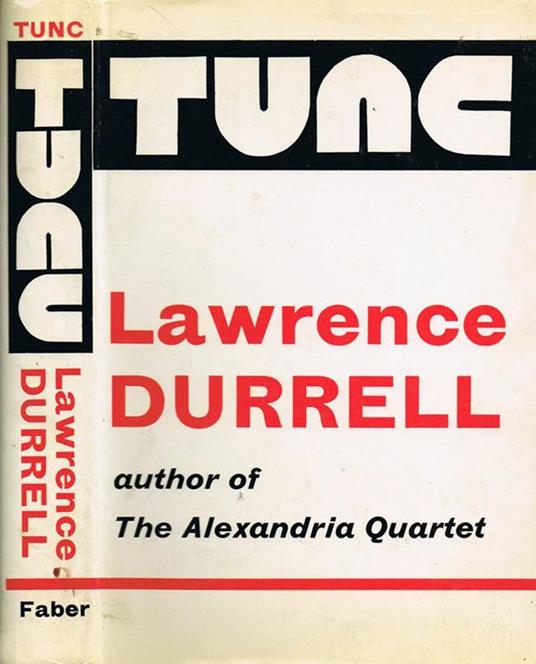 Tunc. a novel - Lawrence Durrell - copertina