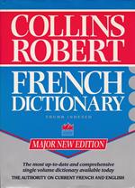 Collins Robert French dictionary. Thumb indexed