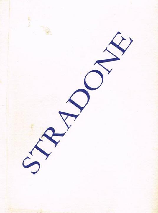 Stradone - Giovanni Stradone - copertina