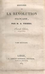 Histoire de la révolution francaise, tome huitiéme