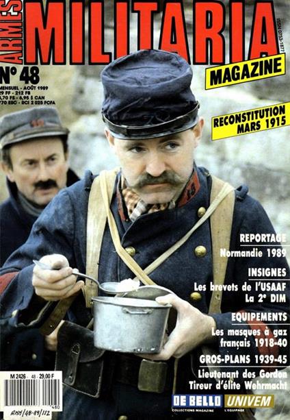Militaria magazine. Armes - Francois Vauvillier - copertina