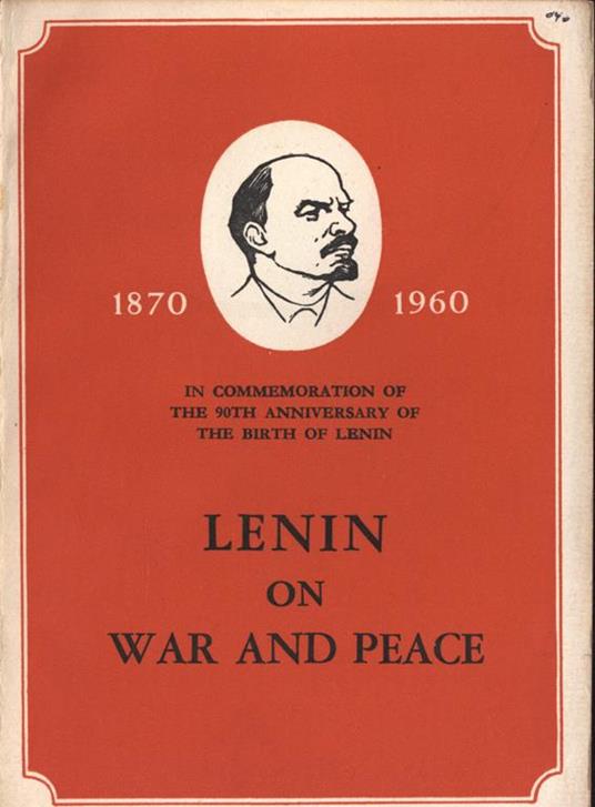 War and peace - Lenin - copertina