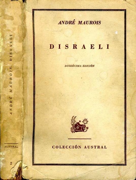 Disraeli - André Maurois - copertina