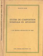 Etudes De Composition Nominale en Mycenien. I: Les prefIXes melioratifs du grec