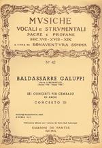 Sei concerti per cembalo ed archi, concerto III