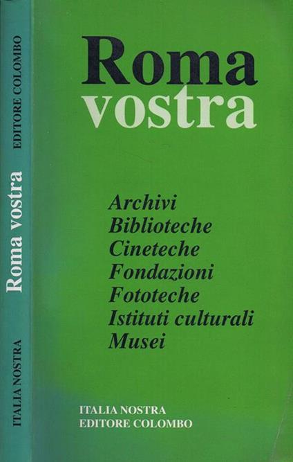 Roma Vostra - copertina