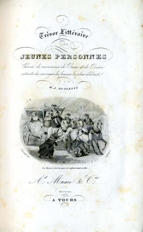 Tresor Litteraire De Jeunes Personnes - M. J. Duplessy - copertina