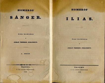 Ilias - Omero - copertina
