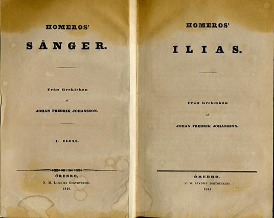 Ilias - Omero - copertina