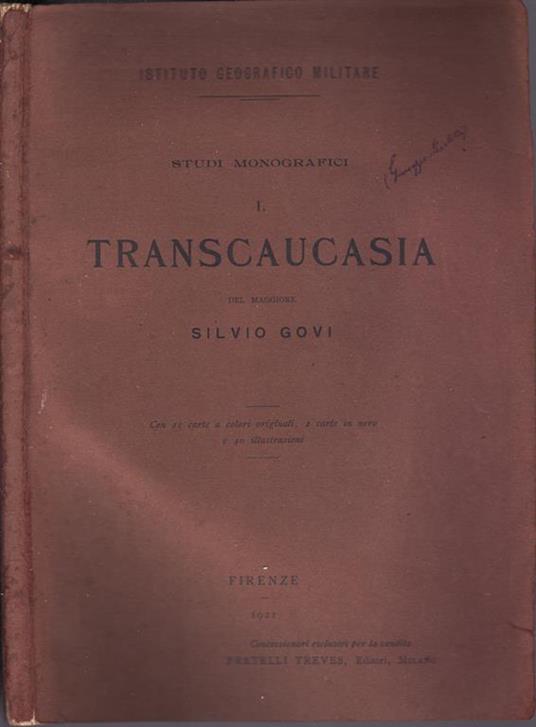 Transcaucasia - Silvio Govi - copertina