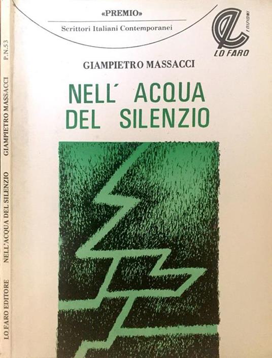 Nell'acqua del silenzio - Giampietro Massacci - copertina