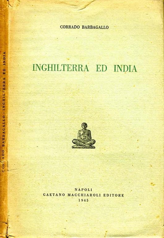 Inghilterra ed India - Corrado Barbagallo - copertina