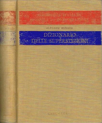 Dizionario delle superstizioni - Alfonso Burgio - copertina