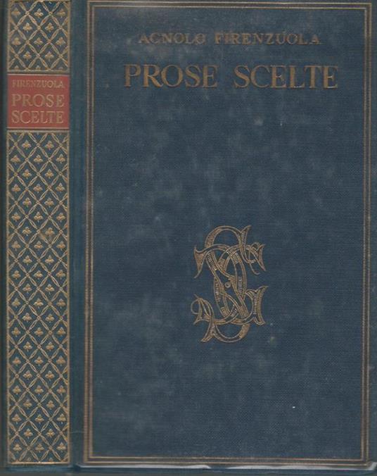 Prose scelte - Agnolo Firenzuola - copertina
