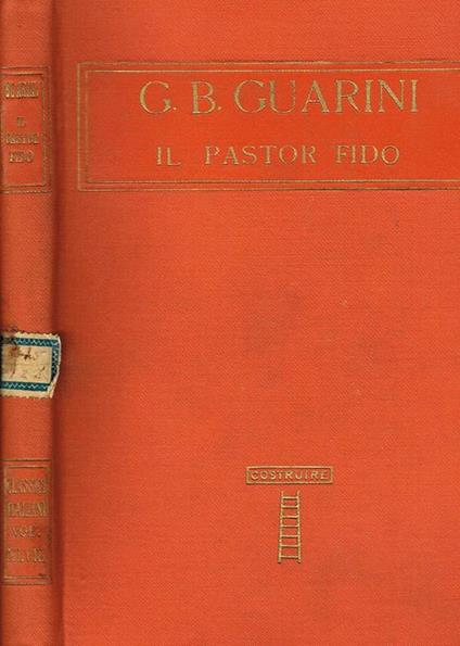 Il pastor fido - G. Battista Guarini - copertina