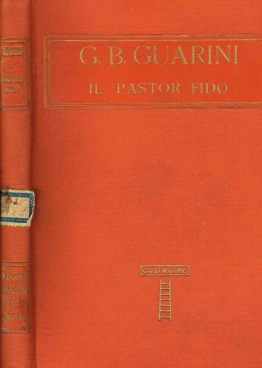 Il pastor fido - G. Battista Guarini - copertina
