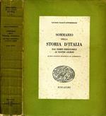Sommario della Storia d'Italia. Dai tempi preistorici ai nostri giorni