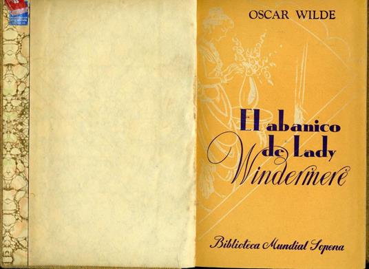 El Abanico de Lady Windermere - Oscar Wilde - copertina