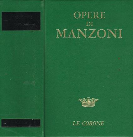 Opere - Alessandro Manzoni - copertina