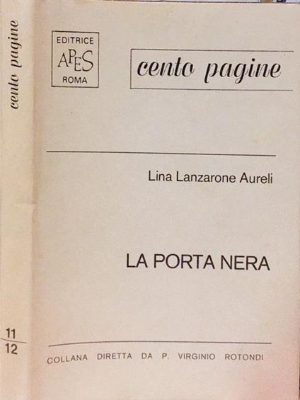 La porta nera - Lina Lanzarone Aureli - copertina