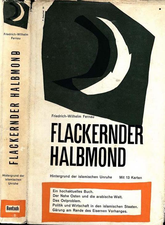 Flackernder Halbmond - Friedrich Wilhelm Fernau - copertina
