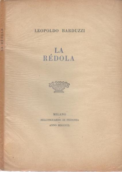 La Rédola - Leopoldo Barduzzi - copertina