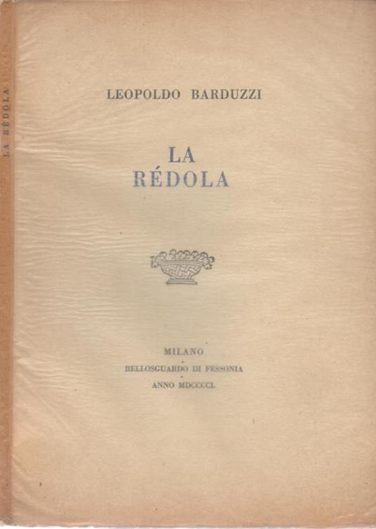 La Rédola - Leopoldo Barduzzi - copertina
