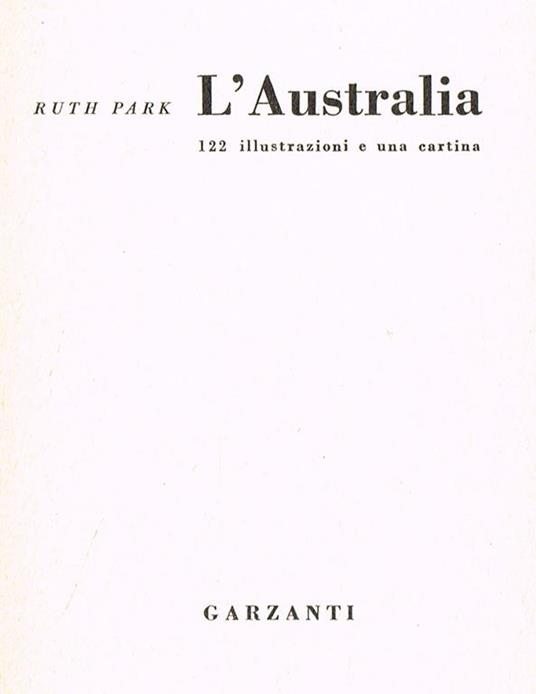 L' australia - Ruth Park - copertina