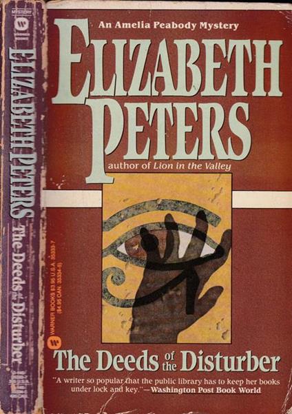 The deeds of the disturber - Elizabeth Peters - copertina