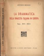 La drammatica della rinascita italiana in Europa. Sec. XVI-XVII