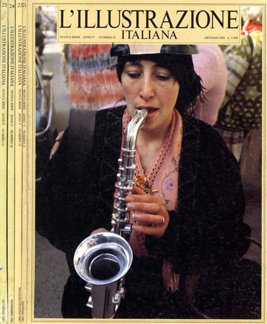 L' illustrazione italiana 1985 - Giovanni Raboni - copertina