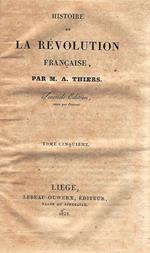 Histoire de la révolution francaise, tome cinquiéme