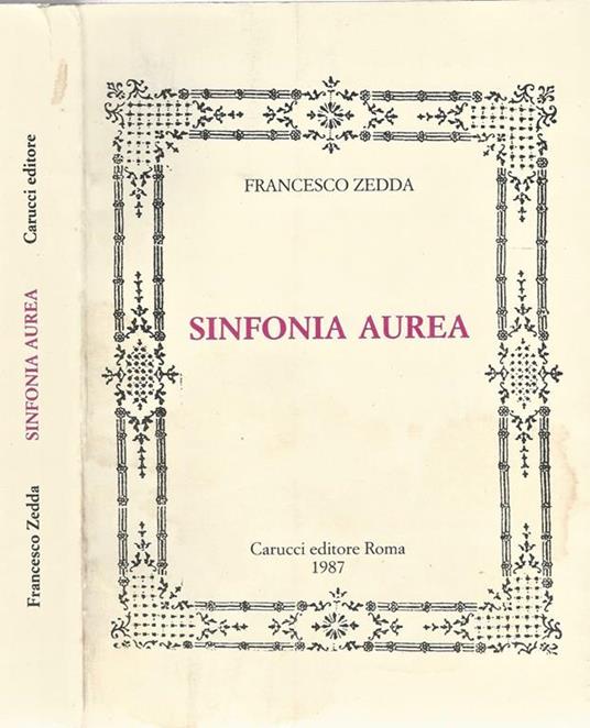 Sinfonia Aurea - Francesco Zedda - copertina