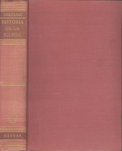 Historia de la iglesia - Ludwig von Hertling - copertina