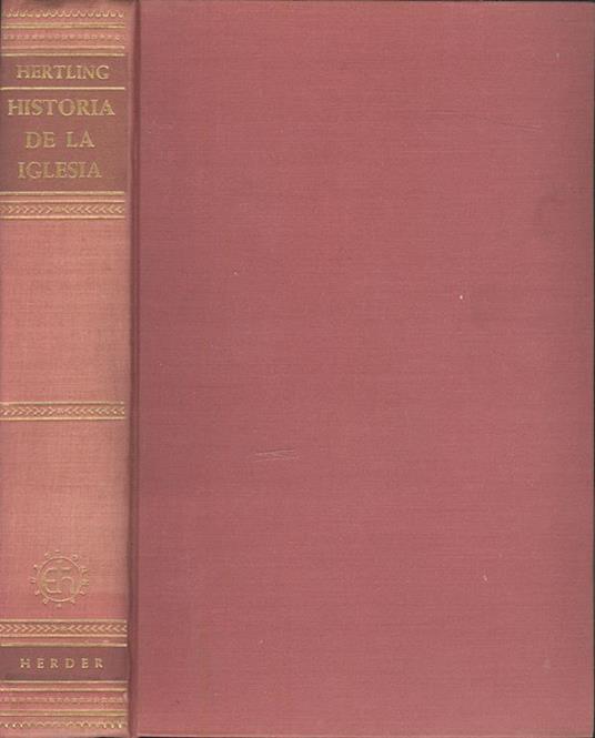 Historia de la iglesia - Ludwig von Hertling - copertina