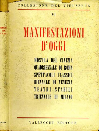 Manifestazioni d'Oggi - copertina