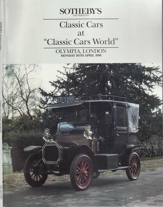 Sotheby's, classic cars at classic cars world - copertina