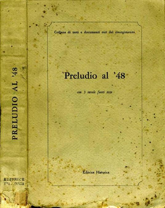 Preludio Al '48 - copertina
