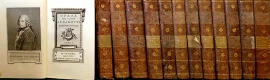 Opere del conte Algarotti - Francesco Algarotti - copertina