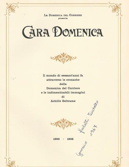 Cara Domenica - copertina