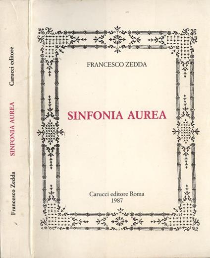 Sinfonia aurea - Francesco Zedda - copertina