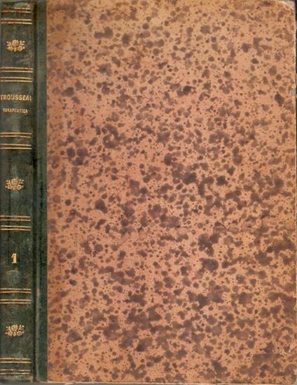 Trattato di terapeutica e di materia medica - Armand Trousseau - copertina
