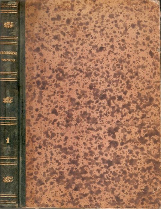 Trattato di terapeutica e di materia medica - Armand Trousseau - copertina
