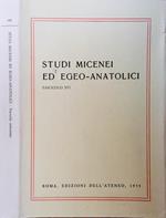 Studi Micenei ed Egeo-Anatolici FASCICOLO XVI VOL. LXI