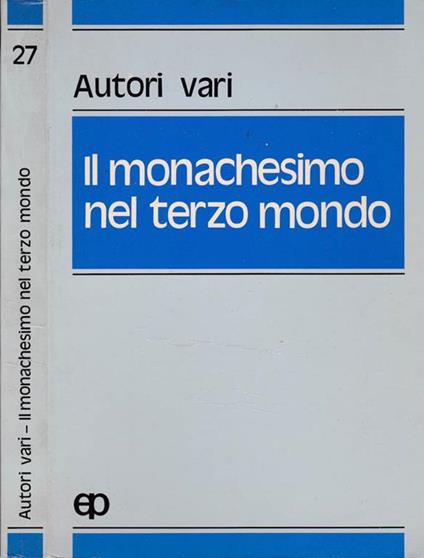 Il Monachesimo nel terzo mondo - copertina