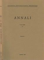 A. I. O. N. : Annali Vol 47 Fasc. 1. Rivista del Dipartimento di Studi Asiatici e del Dipartimento di Studi e Ricerche su Africa e Paesi Arabi