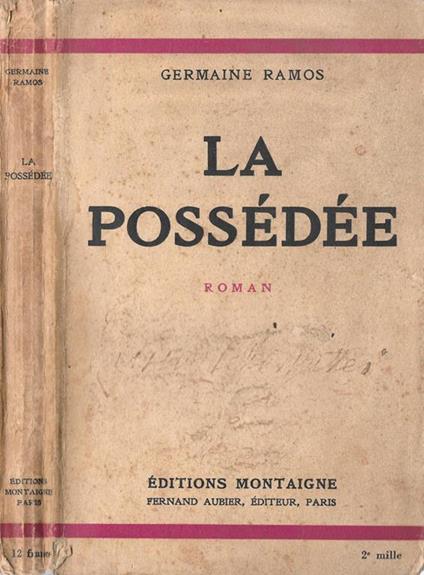 La possédée - Germaine Ramos - copertina