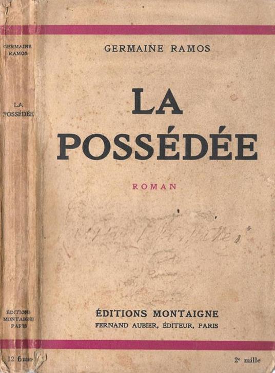 La possédée - Germaine Ramos - copertina