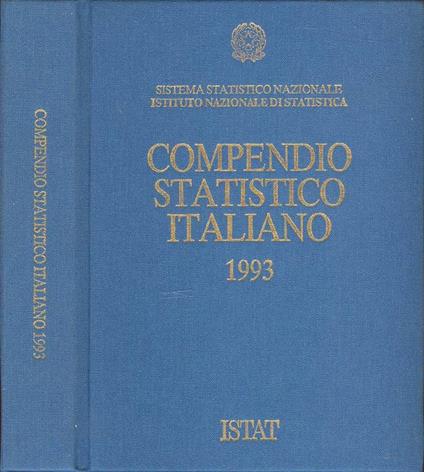 Compendio statistico italiano. 1993 - copertina