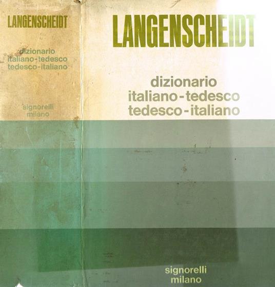 Langenscheidt. Dizionario italiano-tedesco tedesco-italiano - copertina